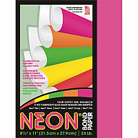 Pacon Neon Multipurpose Paper - Pink (PAC104319)
