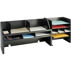 MMF Raised Shelf Design Desk Organizer (2061DOBK)
