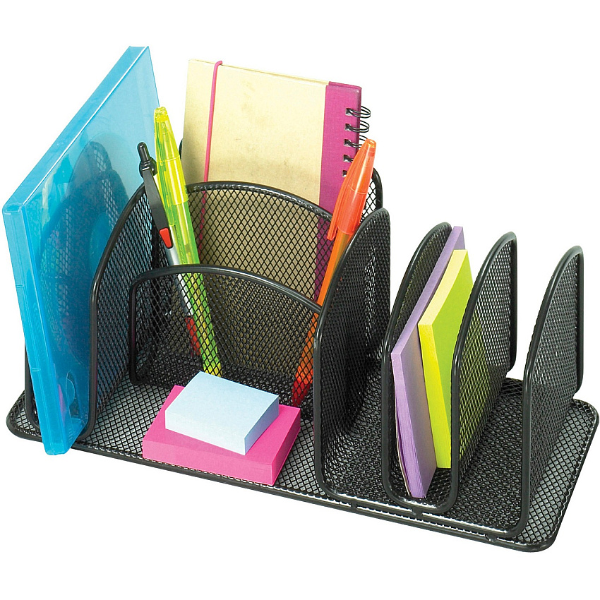 Safco Onyx Deluxe Desktop Organizer (SAF3251BL)