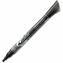 Quartet EnduraGlide Dry-Erase Markers, Fine Tip, Black, 12 Pack (QRT500113M)