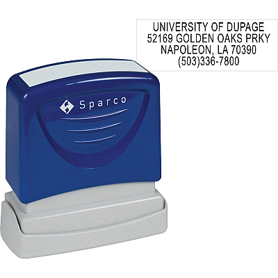 Sparco Return Address Stamp (CS60458)