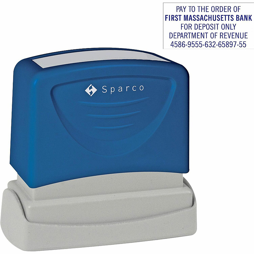 Sparco Endorsement Address Stamp (CS60459)