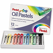 Pentel Arts Oil Pastels (PENPHN12)