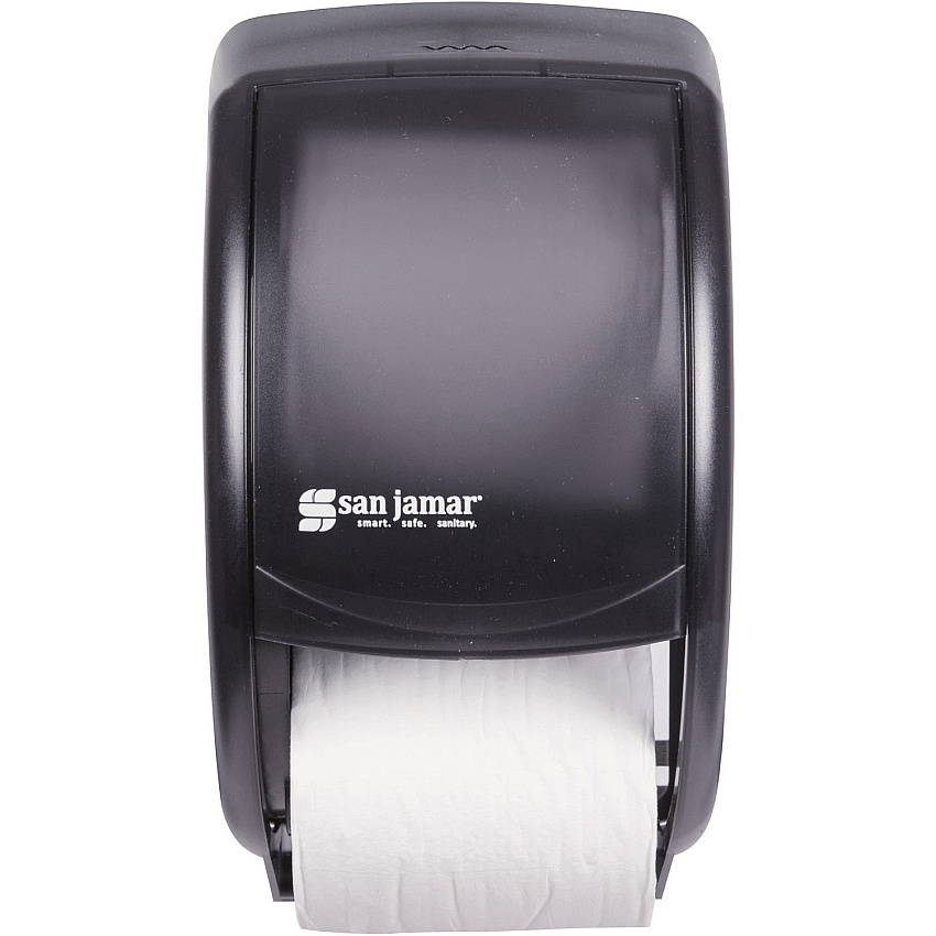 San Jamar Duett Standard Bath Tissue Dispenser (SJMR3500TBK)