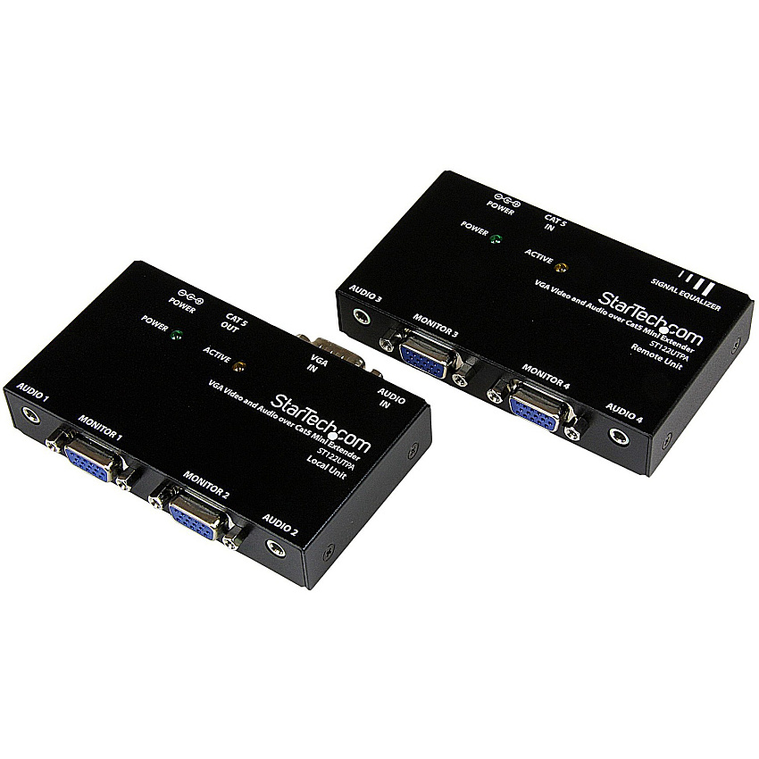 StarTech Vga Video Extender Over Cat 5 With Audio (ST122UTPA)