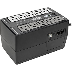 Tripp Lite 550VA 300W Standby UPS - 10 NEMA 5-15R Outlets, 120V, 50/60 Hz, 5-15P Plug, ENERGY STAR, Desktop/Wall (ECO550UPS)