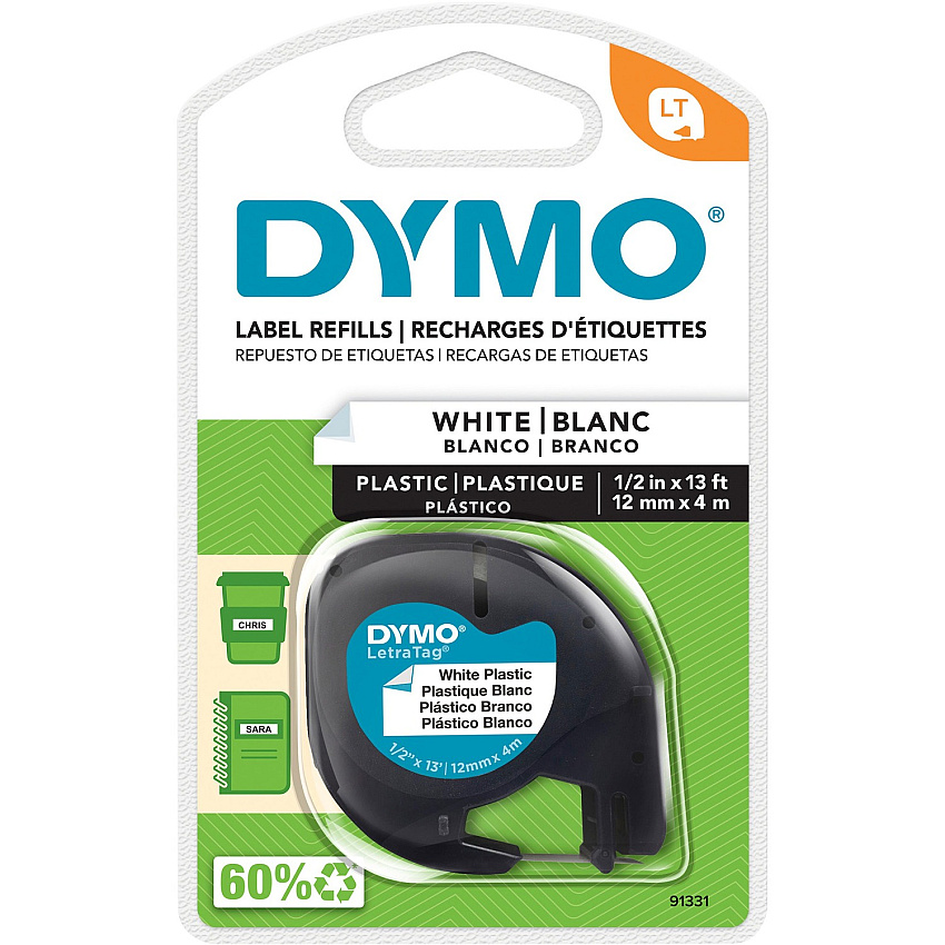 DYMO LetraTag Label Maker Tape Cartridge (DYM91331)