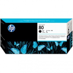 HP 80 Black DesignJet Printhead and Printhead Cleaner (C4820A)