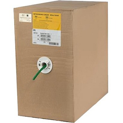 StarTech 1000 Ft Bulk Cat6 Ethernet Cable Green (WIRC6PATGNRL)