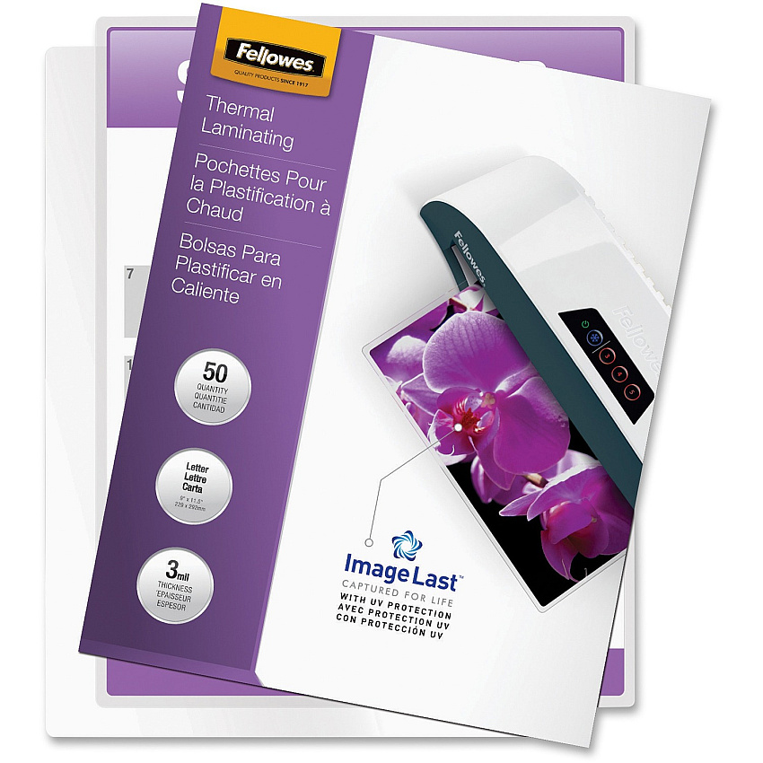 Fellowes ImageLast Thermal Laminating Pouches (FEL52225)