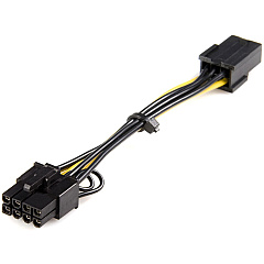 StarTech Pcie 6 Pin To 8 Pin Power Adapter Cable (PCIEX68ADAP)
