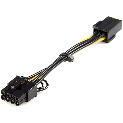 StarTech Pcie 6 Pin To 8 Pin Power Adapter Cable (PCIEX68ADAP)