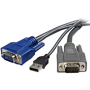 StarTech 6 Ft Ultra-thin Usb Vga 2-in-1 Kvm Cable (SVUSBVGA6)
