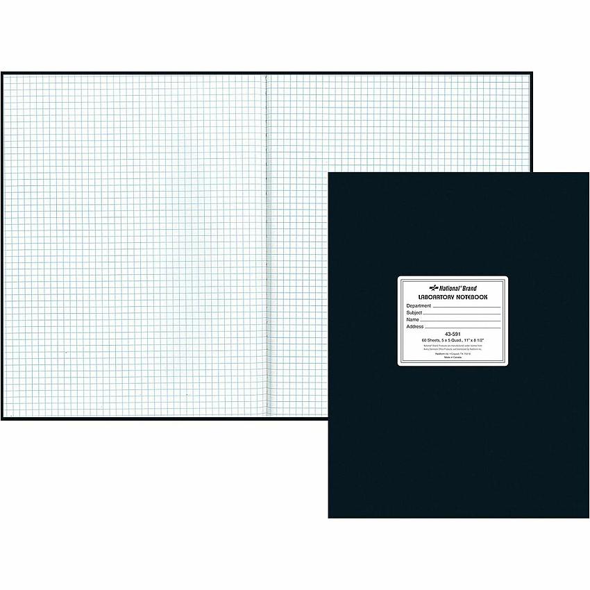 Rediform Quad Ruled Laboratory Notebook (RED43591)