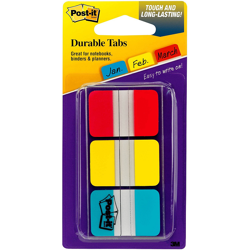 Post-it Durable Tabs (MMM686RYBT)
