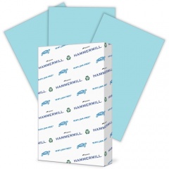 Hammermill Paper for Copy 8.5x14 Laser, Inkjet Colored Paper - Blue - Recycled - 30% Recycled Content (103317)