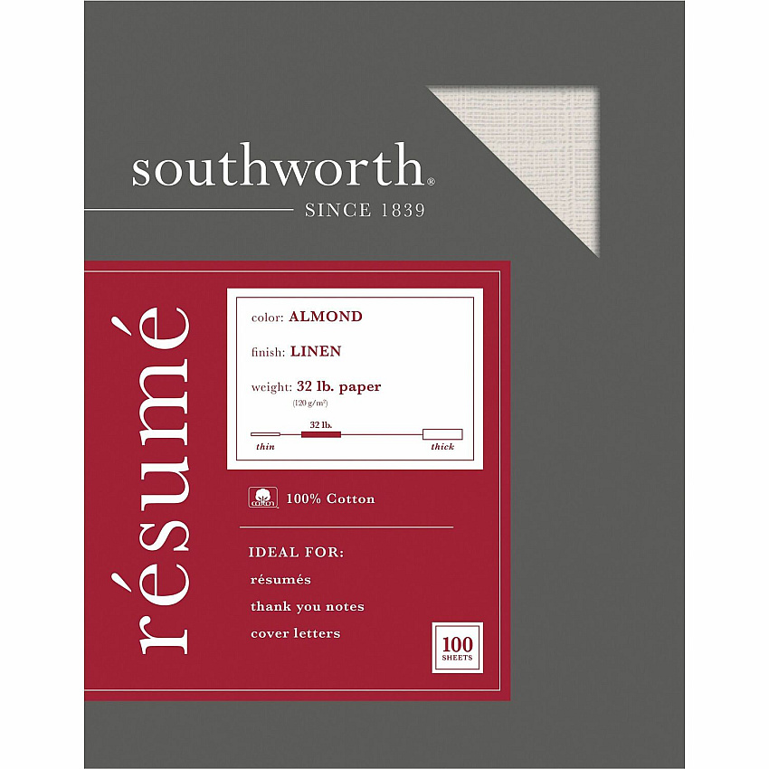 Southworth 100% Cotton Resume Paper (SOURD18ACFLN)