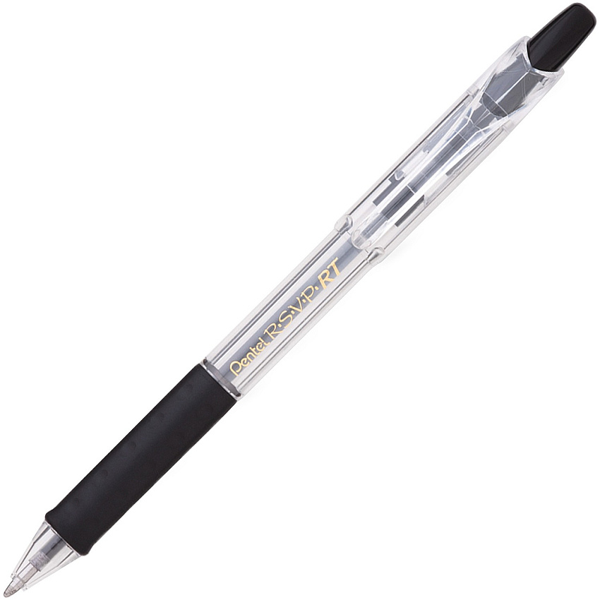 Pentel Recycled Retractable R.S.V.P. Pens (PENBK93A)