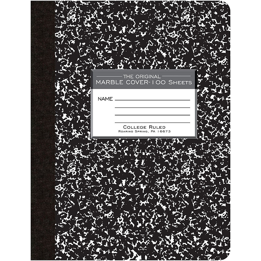 Roaring Spring College Ruled Hard Cover Composition Book (ROA77264)