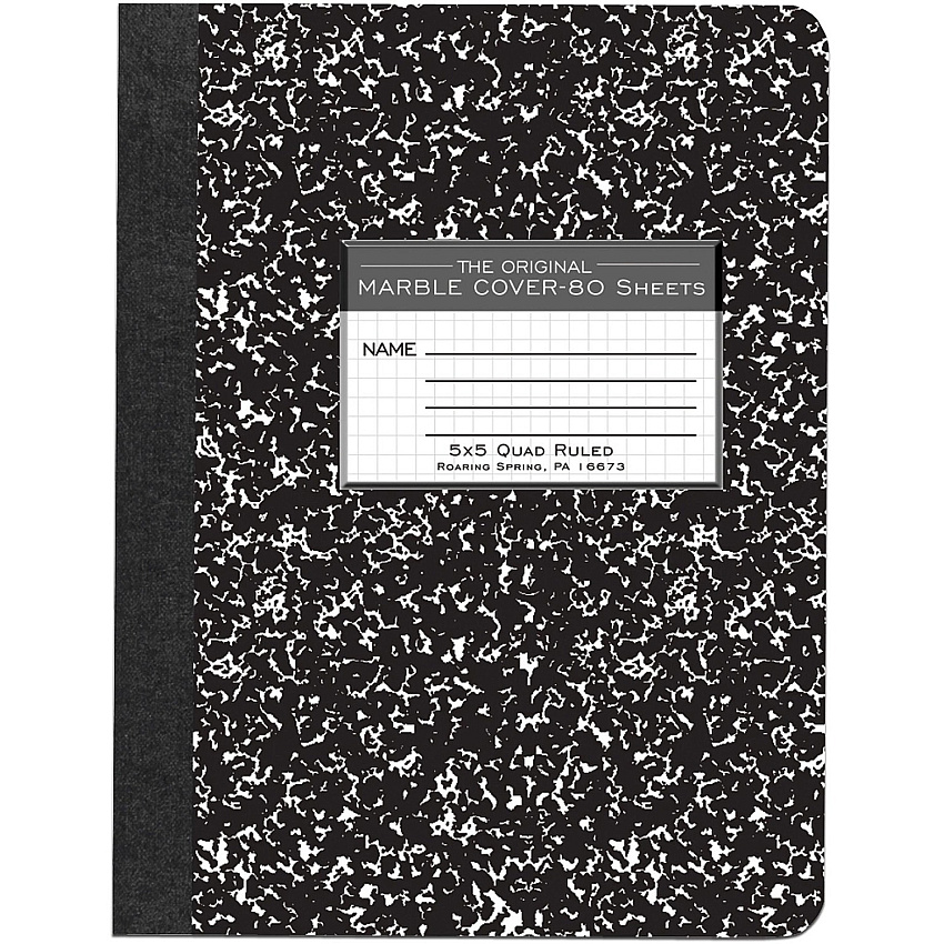 Roaring Spring Graph Ruled Hard Cover Composition Book (ROA77227)