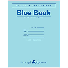 Roaring Spring 8 - sheet Blue Examination Book - Letter (ROA77517)