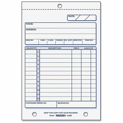 Rediform Carbonless Sales Order Book (RED5L528)