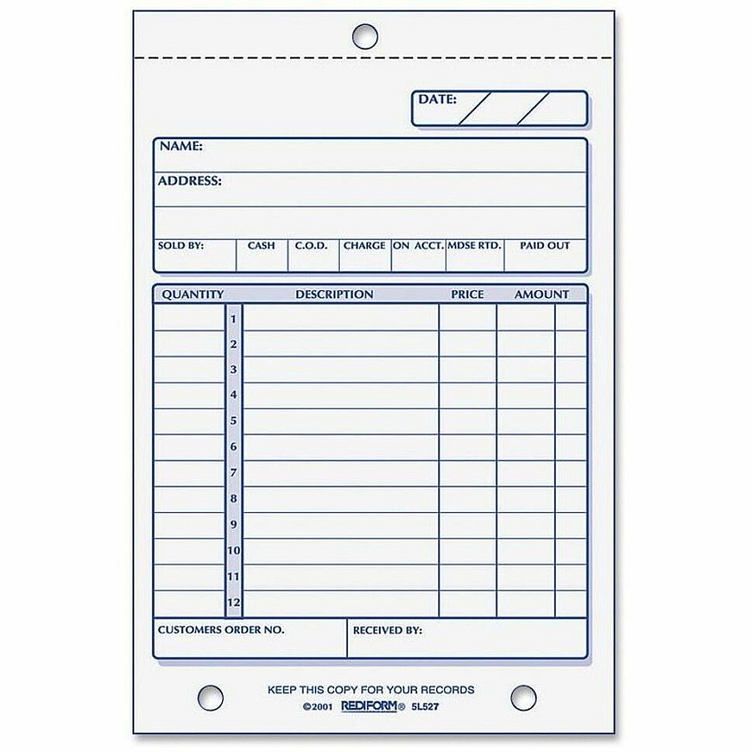 Rediform Carbonless Sales Order Book (RED5L528)