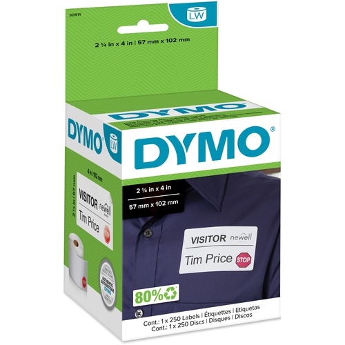 DYM30911 - Dymo Visitor Management Time-Expiring Name Badges