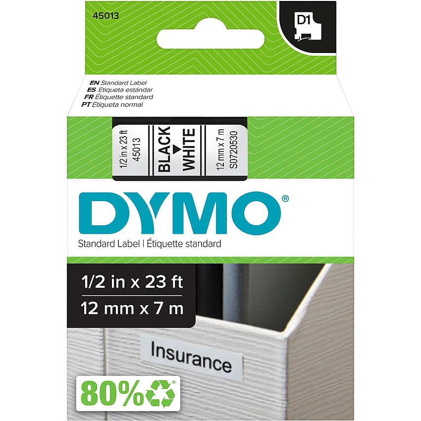 DYMO D1 Electronic Tape Cartridge (DYM45013)