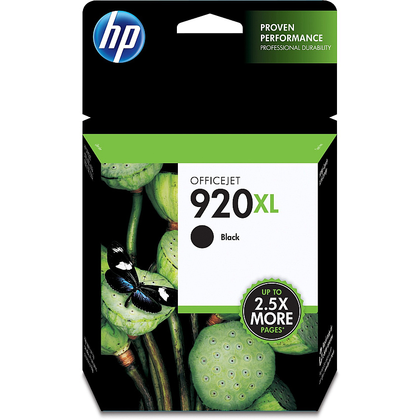 HP 920XL (HEWCD975AN) Original Inkjet Ink Cartridge - Black - 1 Each