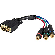 StarTech 6in Hd15 To Component Rca Breakout Cable (HD15CPNTMF)