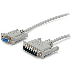StarTech 10ft Cross Wired Serial Null Modem Cable (SCNM925FM)
