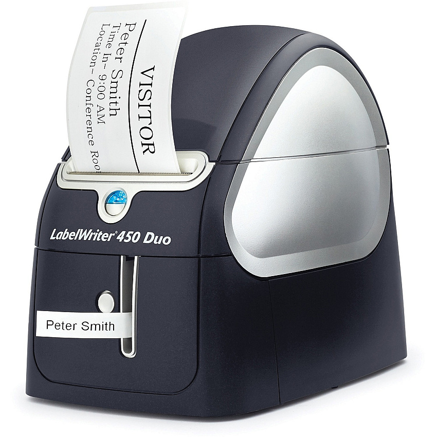 DYMO LabelWriter 450 Duo Direct Thermal Printer - Monochrome - Label Print - USB - Platinum (DYM1752267)