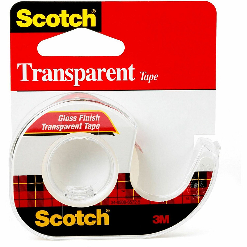 Scotch Gloss Finish Transparent Tape (MMM157S)