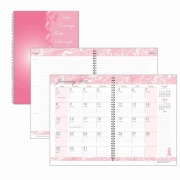 House of Doolittle BCA Pink Cover Monthly Wirebound Journal (5226)