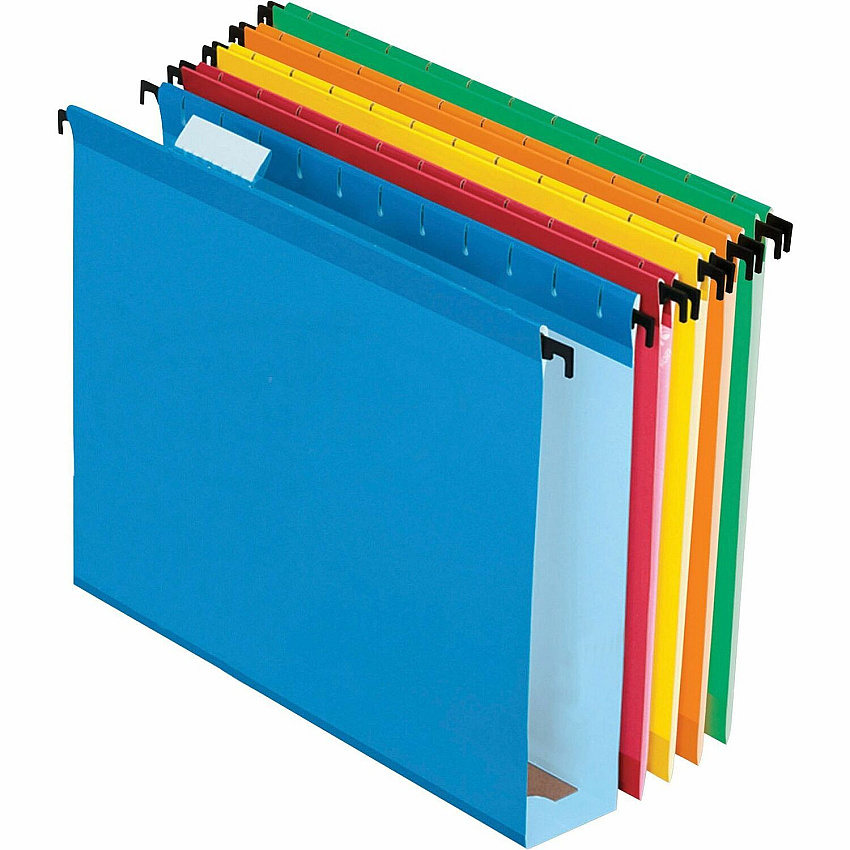Pendaflex 1/5 Tab Cut Letter Recycled Hanging Folder (PFX6152X2ASST)