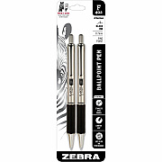 Zebra STEEL 4 Series F-402 Retractable Ballpoint Pen (ZEB29212)