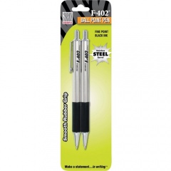Zebra STEEL 4 Series F-402 Retractable Ballpoint Pen (29212)