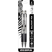 Zebra Pen F-301 Stainless Steel Ballpoint Pens (ZEB27112)