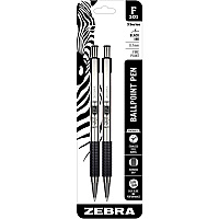 Zebra Pen F-301 Stainless Steel Ballpoint Pens (ZEB27112)