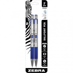 Zebra Pen F-301 Stainless Steel Ballpoint Pens (27122)