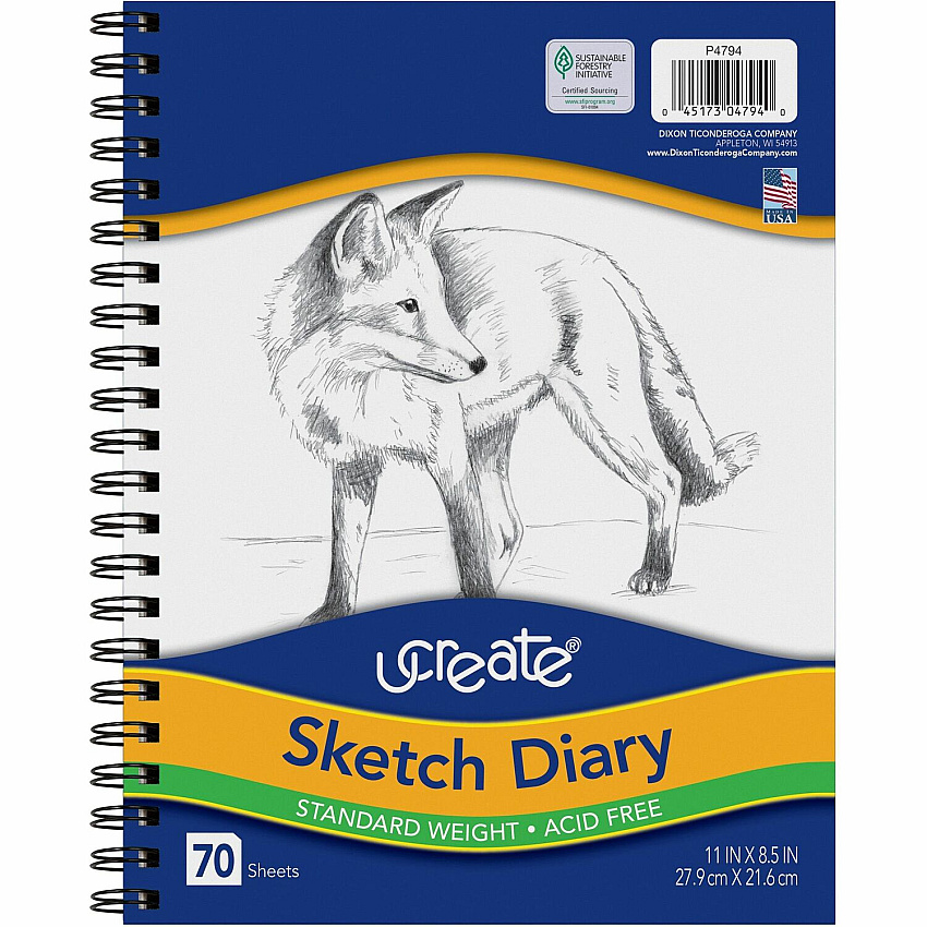UCreate Art1st Sketch Diary - Letter (PAC4794)