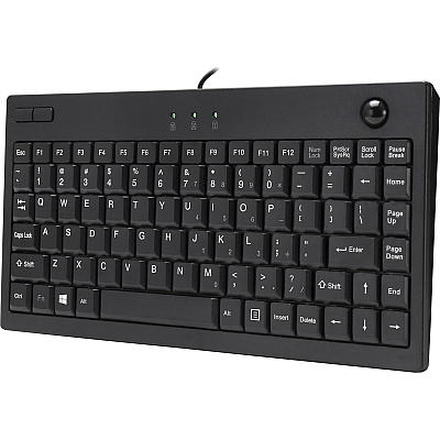 Adesso Miniusb Keyboard W/optical Trackball (bl (AKB310UB)