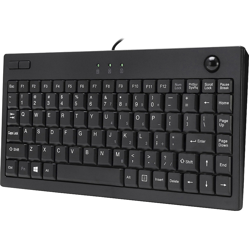 Adesso Miniusb Keyboard W/optical Trackball (bl (AKB310UB)
