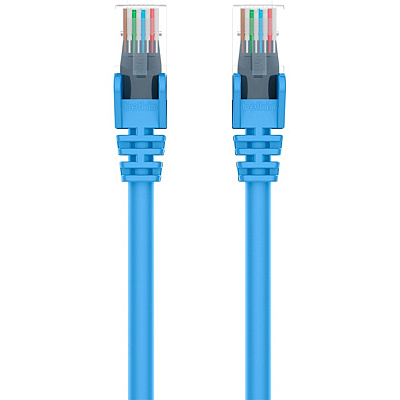 Belkin Cable,cat6,utp,rj45m/m,1 ,blu,patch (A3L98001BLU)