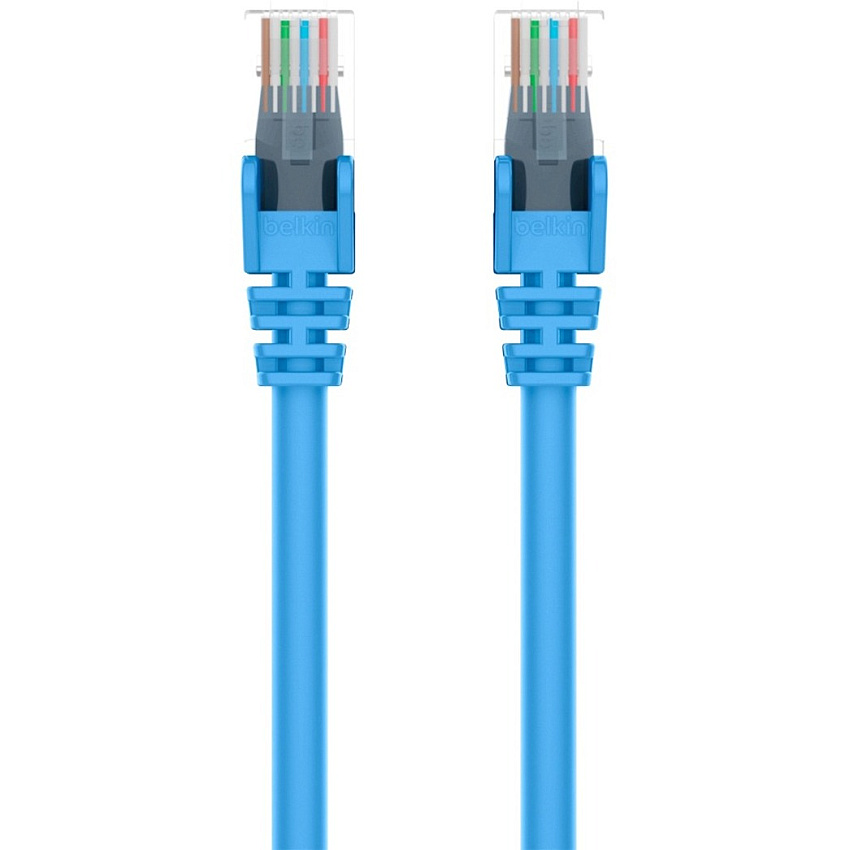 Belkin Cable,cat6,utp,rj45m/m,1 ,blu,patch (A3L98001BLU)