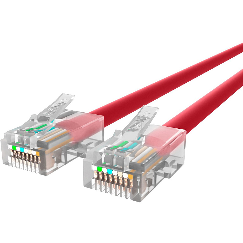 Belkin Cable,cat6,utp,rj45m/m,25 ,red,patch (A3L98025RED)
