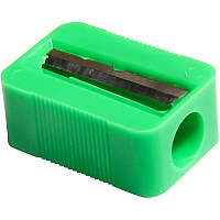 Baumgartens 1-hole Plastic Pencil Sharpener (BAUMR3380)