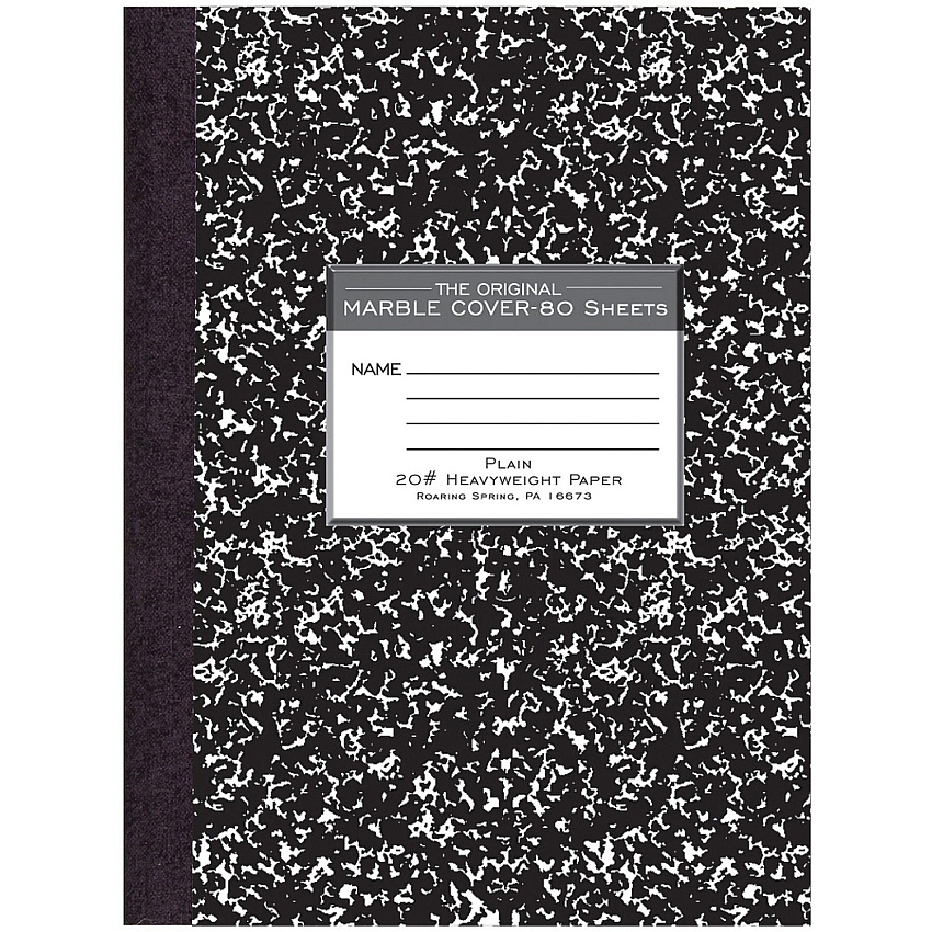 Roaring Spring Signature Collection Unruled Oversized Hard Cover Composition Book (ROA77479)