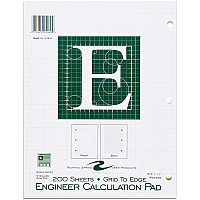 Roaring Spring 5x5 Grid Engineering Pad (ROA95589)